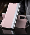 Чохол-книжка Electroplated Ultra-Thin для Samsung Galaxy A13 4G - рожевий