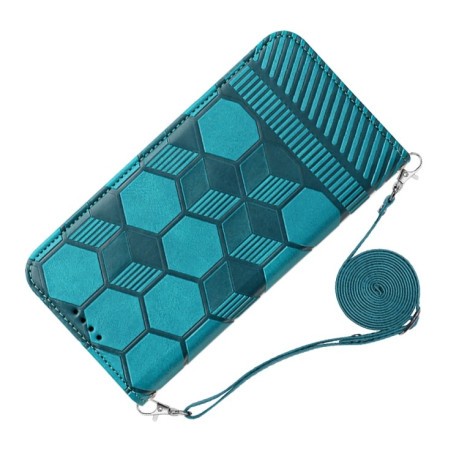 Чохол-книжка Crossbody Football на Xiaomi Poco X4 Pro 5G - світло-синій