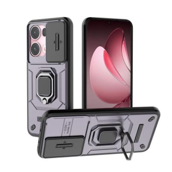 Протиударний чохол Sliding Camshield для OPPO Reno13 Pro 5G Global - фіолетовий