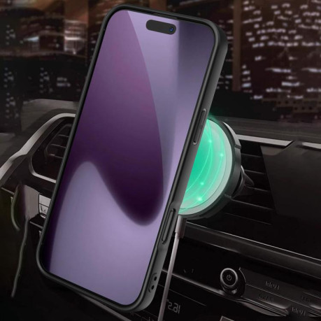 Ударозащитный чехол Armor Rotating Holder MagSafe на iPhone 17 Pro - синий