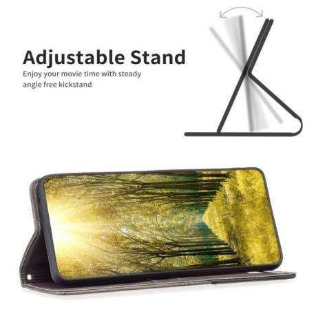 Чохол-книжка Rhombus Texture для Samsung Galaxy S25+ 5G - сірий