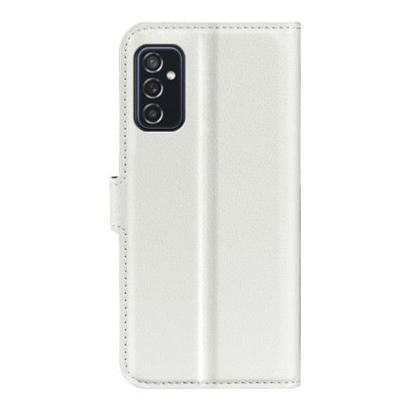 Чохол-книжка Litchi Texture на Samsung Galaxy M52 5G - білий