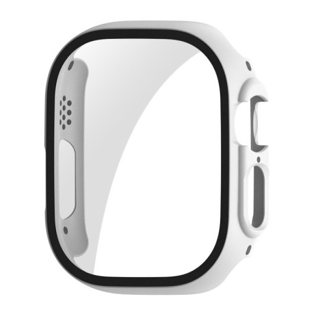 Протиударна накладка із захисним склом ENKAY для Apple Watch Ultra 49mm - біла