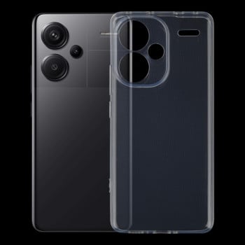 Ультратонкий силіконовий чохол 0.75mm на Xiaomi Redmi Note 13 Pro+ - прозорий