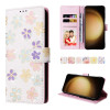 Чохол-книжка Bronzing Painting RFID на Samsung Galaxy S24+ 5G - Flower
