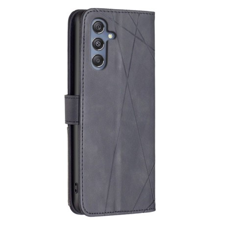 Чехол-книжка Rhombus Texture для Samsung Galaxy M34 5G - черный