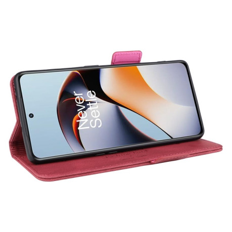 Чохол-книжка Magnetic Clasp Flip для OnePlus 11R / Ace 2 - червоний