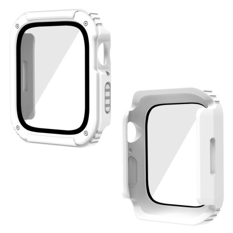 Протиударна накладка із захисним склом 2 in 1 Screen для Apple Watch Series 3 / 2 / 1 38mm - біла