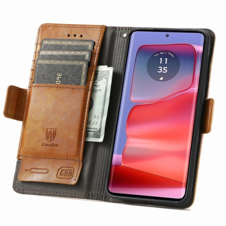 Чохол-книжка Dual-side Magnetic Buckle для Motorola Edge 50 Ultra - хакі