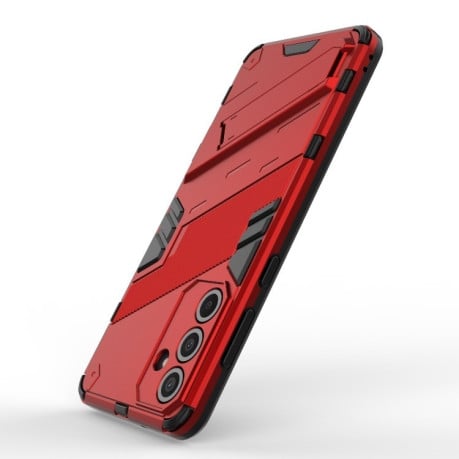 Противоударный чехол Punk Armor для Samsung Galaxy M55 5G - красный