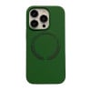 Противоударный чехол Magsafe Magnetic Silicone для iPhone 15 Pro - зеленый