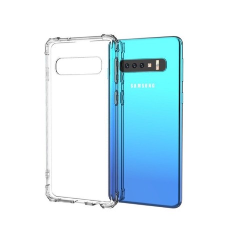 Противоударный прозрачный чехол для Samsung Galaxy S10