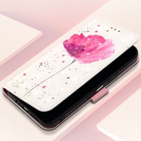 Чехол-книжка 3D Painting для Samsung Galaxy A05s - Flower