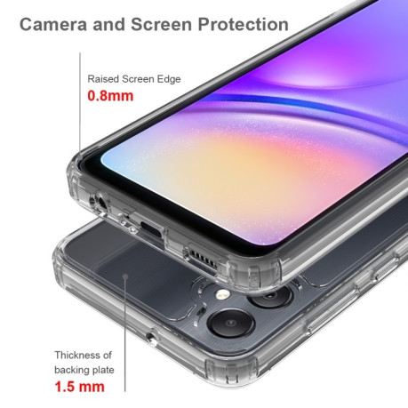 Акриловый противоударный чехол HMC для Samsung Galaxy A05 - прозрачный