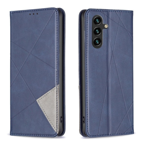 Чехол-книжка Rhombus Texture для Samsung Galaxy A56 5G - синий