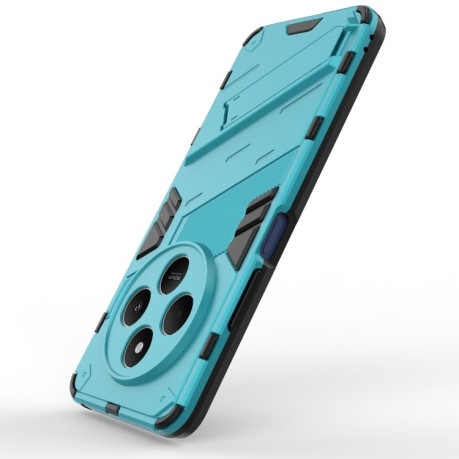 Противоударный чехол Punk Armor для Xiaomi Redmi 14C 4G/Poco C75/Redmi A4 5G - синий