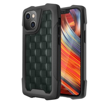 Чохол протиударний 3D Embossed Non-slip для iPhone 13 mini - зелений