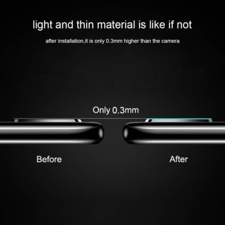 Защитное стекло на камеру 0.3mm 2.5D для Xiaomi Mi Note 10 - прозрачное