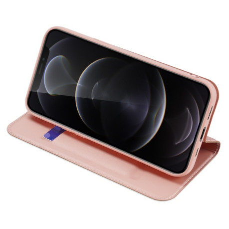 Чехол-книжка DUX DUCIS Skin Pro Series на iPhone 13 Pro - розовое золото