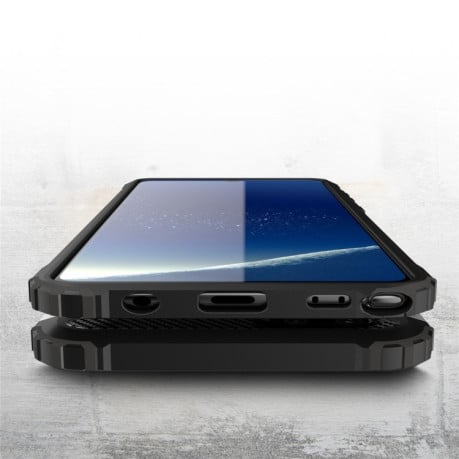 Противоударный чехол Rugged Armor на Samsung Galaxy A81 / M60s/Note 10 Lite -черный