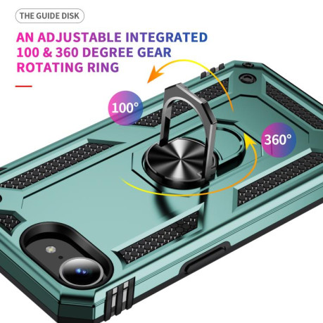 Чохол протиударний HMC 360 Degree Rotating Holder для iPhone 16e - зелений