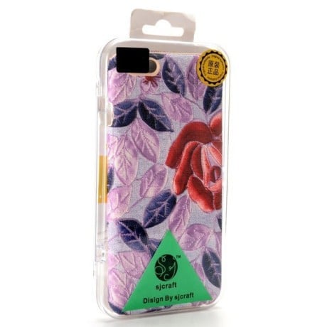 Пластиковый Чехол Cloth Texture Purple для iPhone 6, 6S