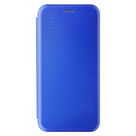 Чехол-книжка Carbon Fiber Texture на Samsung Galaxy A02 / M02 - синий