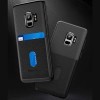 Чехол TOTUDESIGN на Samsung Galaxy S9/G960 Texture Hard со слотом для кредитной карты черный