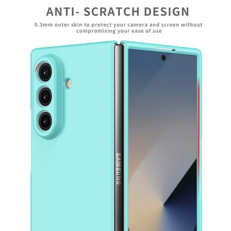Противоударный чехол Armor Series на Samsung Galaxy Fold 7 5G - голубой