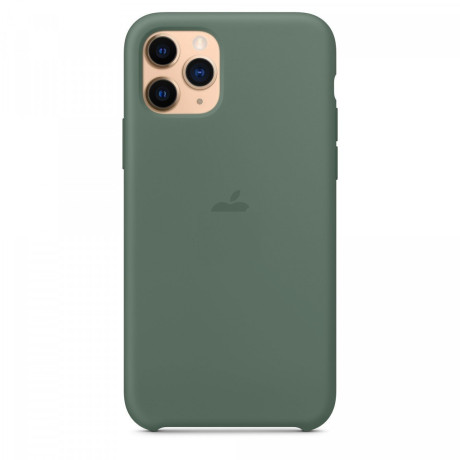 Силіконовий чохол Silicone Case Pine Green на iPhone 11-преміальна якість