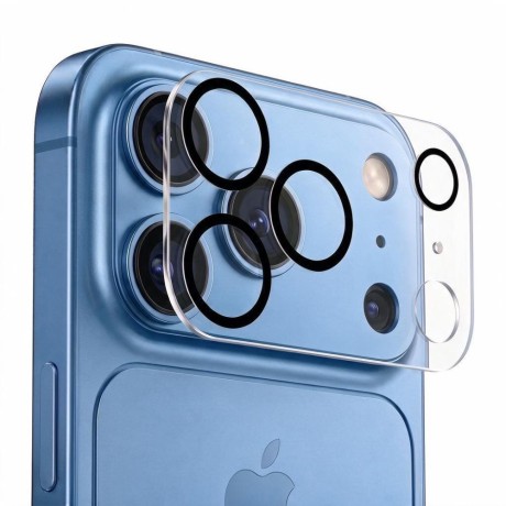 Оригінальна накладка на камеру Tech-Protect Cam Fit+ на iPhone 18 Pro Max — прозора