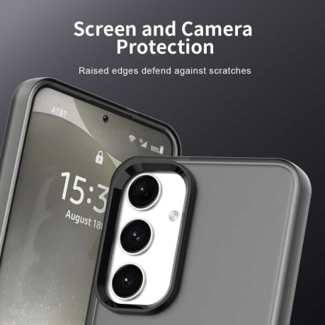 Противоударный чехол Candy Series для Samsung Galaxy S25 5G - черный