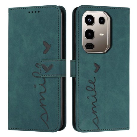 Чохол-книжка Retro Skin Feel Amile для Infinix Note 50 4G / 50 Pro 4G - зелений
