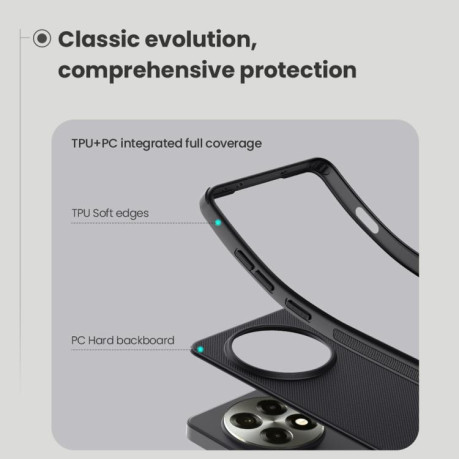 Протиударний чохол NILLKIN Super Frosted для OnePlus 13R/Ace 5/Ace 5 Pro/13R - чорний