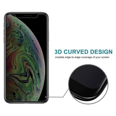 Захисне скло 9H 2.5D Tempered Glass Film на iPhone 11 Pro Max/Xs Max - чорне