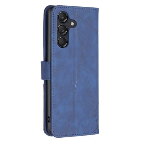 Чехол-книжка Rhombus Texture для Samsung Galaxy M55 - синий