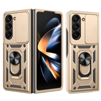 Протиударний чохол Sliding Camshield для Samsung Galaxy Fold 6 - золотий