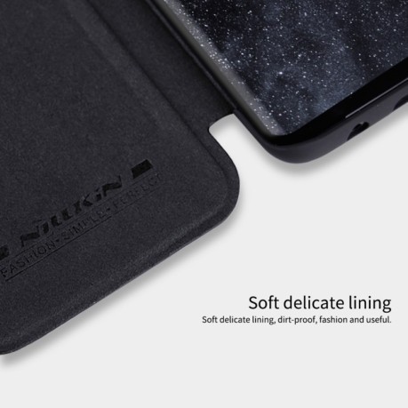 Шкіряний чохол-книга NILLKIN Samsung Galaxy S9+/G965 Crazy Horse Texture чорний