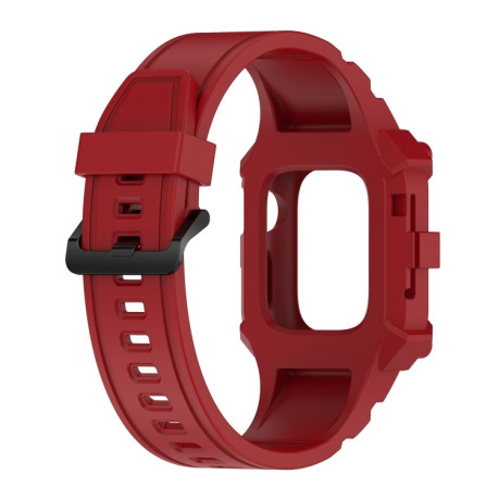 Силиконовый ремешок Integrated Band для Apple Watch Series 8/7 45mm / 44mm / 42mm - красный