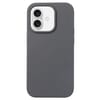 Силиконовый чехол Solid Color Liquid на iPhone 16 - черный