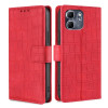 Чехол-книжка Skin Feel Crocodile Texture для Infinix Hot 50i 4G - красный