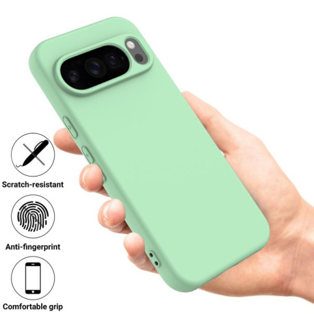 Силіконовий чохол Solid Color Liquid Silicone на Google Pixel 10 Pro XL - зелений