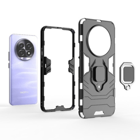Противоударный чехол HMC 360 Degree Rotating Holder на Realme 13 Pro - красный
