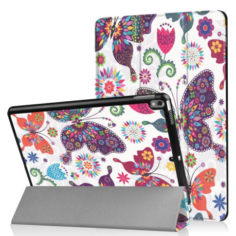 Чехол- книжка Coloured Drawing Pattern на  iPad Air 2019 10.5- Butterfly Pattern