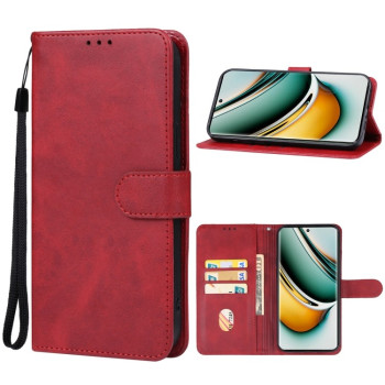 Чехол-книжка EsCase Leather для Realme 11 Pro 5G/11 Pro+ 5G - красный