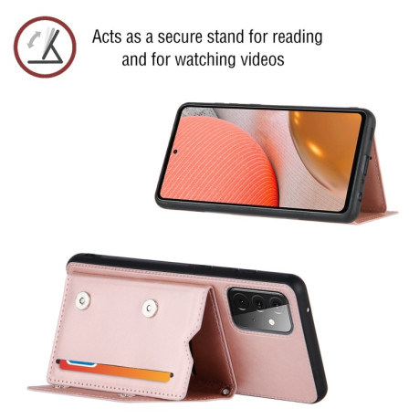 Противоударный чехол Skin Feel для Samsung Galaxy A72 - розовое золото