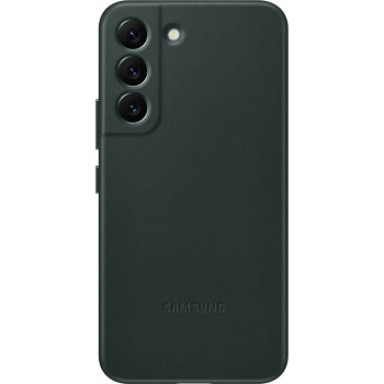 Оригинальный чехол Samsung Leather Cover для Samsung Galaxy S22 - green