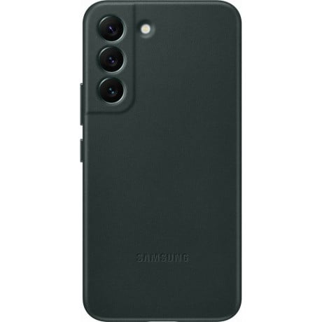 Оригинальный чехол Samsung Leather Cover для Samsung Galaxy S22 - green