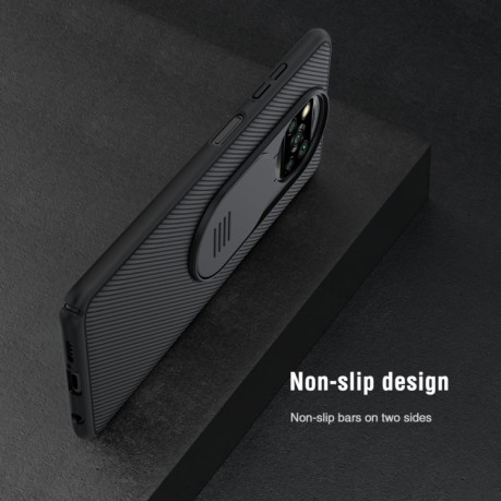Противоударный чехол NILLKIN Black Mirror Series на Xiaomi Poco X3 / Poco X3 Pro - черный
