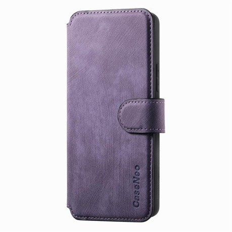 Чохол-книжка CaseNeo MagSafe RFID Anti-theft Retro Leather для Samsung Galaxy S25+ 5G - фіолетовий